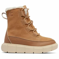 New Sorel Bottes Imperméables Explorer III Lacets Junior | Camel