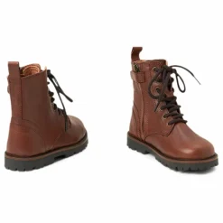 New Petit Nord Bottes Zip Lace-up | Marron