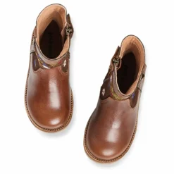 Petit Nord Bottes Zip Lorride - Collection Uniqua | Marron