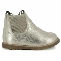 Pom d'Api Bottines Bob Jod Zip Cuir Grainé ||Enfant Boots, Bottes