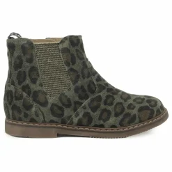 Online Pom d'Api Bottines City Jodzip Léopard | Vert kaki
