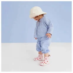 Clearance bisgaard Bottines de Pluie Baby Rubber Coccinelles | Rose pâle