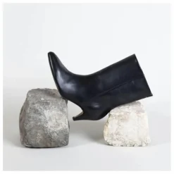 Clearance Anthology Paris Bottines Milya Chiffon | Noir