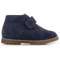 Best Tartine et Chocolat Bottines Scratchs Fourrées Easy Fur | Bleu marine