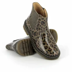 Pom d'Api Bottines Sid Jodzip Leopard ||Enfant Boots, Bottes|Boots, Bottes