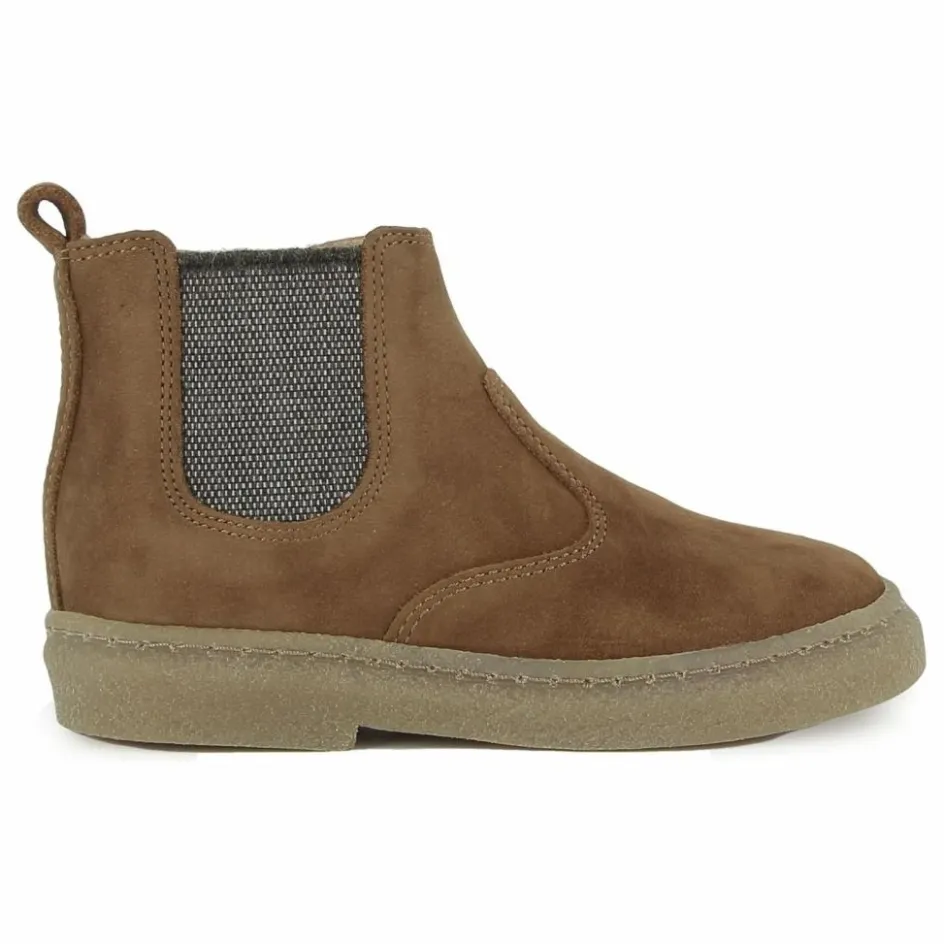 Pom d'Api Bottines Trix Jod Zip Nubuck ||Enfant Boots, Bottes