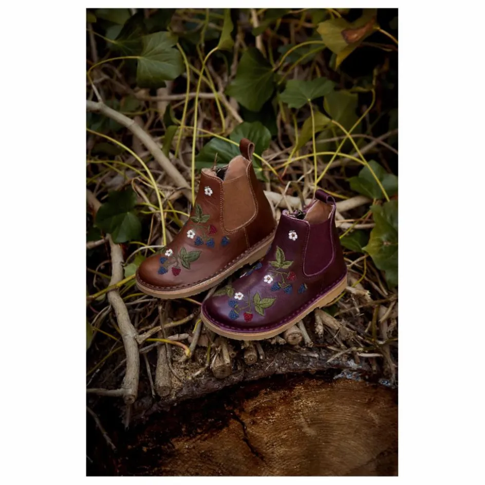 Petit Nord Bottines Zip Ankle - Collection Uniqua | Prune