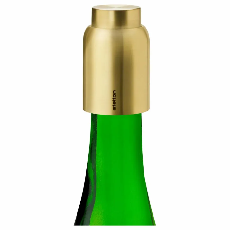 Stelton Bouchon de bouteille en brossé | Laiton