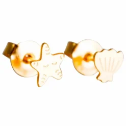 New Boucles d'Oreilles Asymétriques Coquillage | Enfant Bijoux, Montres|Accessoires De Mode
