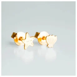 New Boucles d'Oreilles Asymétriques Coquillage | Enfant Bijoux, Montres|Accessoires De Mode