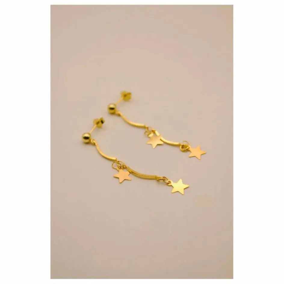 Adorabili Boucles d'Oreilles Asymétriques 2 Etoiles ||Enfant Accessoires De Mode|Bijoux, Montres