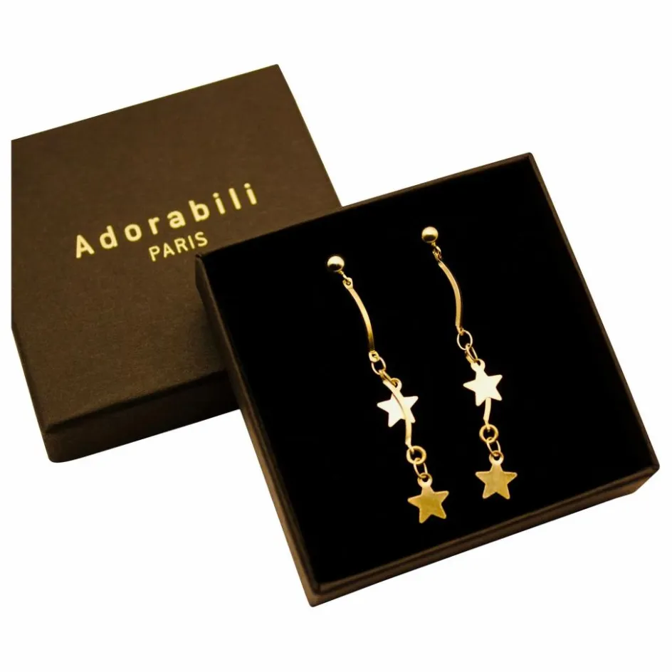 Adorabili Boucles d'Oreilles Asymétriques 2 Etoiles ||Enfant Accessoires De Mode|Bijoux, Montres