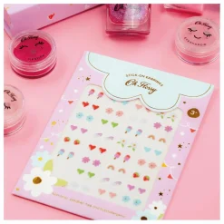 Oh Flossy Boucles d'oreilles autocollantes Multicolore