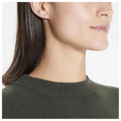 Outlet 5 Octobre Boucles d'Oreilles Cross | Argenté