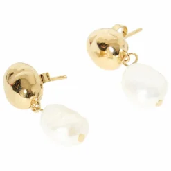 Hot Louise Damas Boucles d'Oreilles La Perle | Doré
