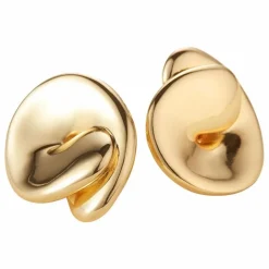 Clearance Jenny Bird Boucles d'Oreilles Rio Button | Doré