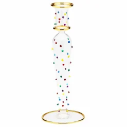 Anna + Nina Bougeoir Confetti en verre| Vases, Objets Déco