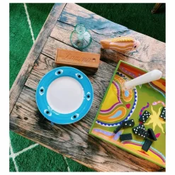 Online Anna + Nina Bougeoir Jane en verre | Vert