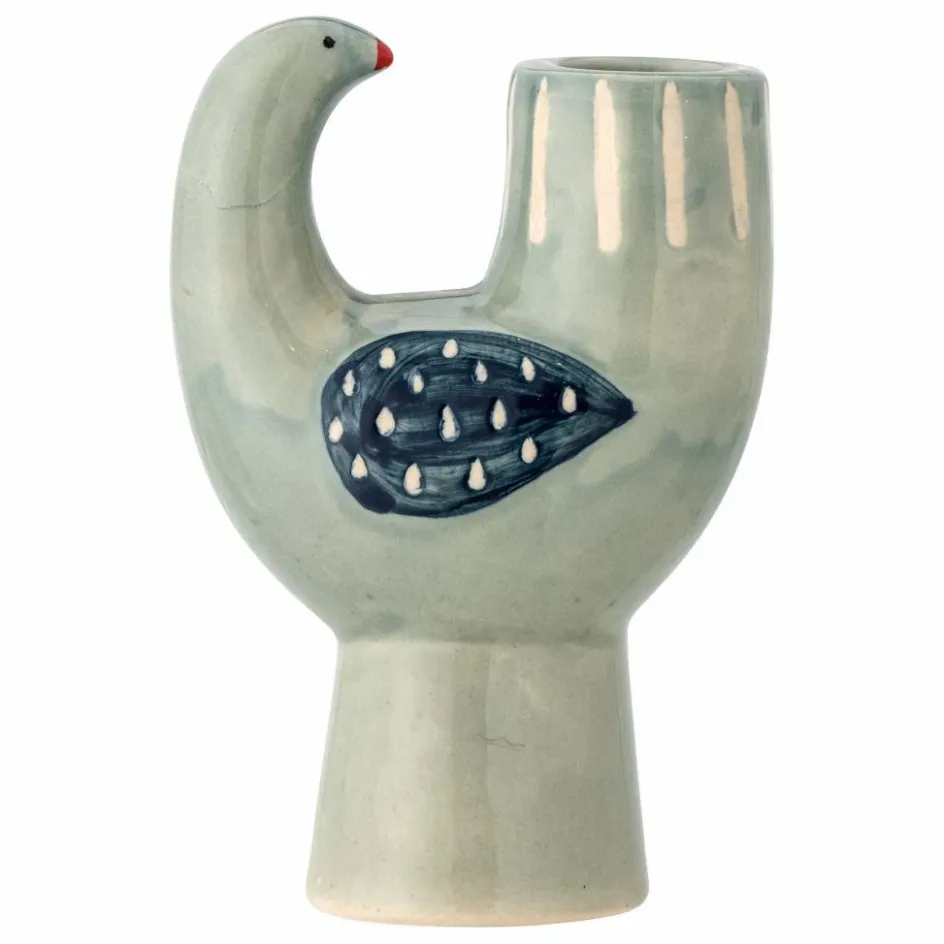 Bloomingville Vases, Objets Déco*Bougeoir oiseau en grès Trudy |