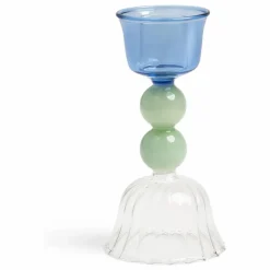Clearance &Klevering Bougeoir Perle | Bleu