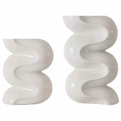 Best Cosin Bougeoirs Ganache - Set de 2 | Crème