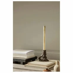 Hot Ferm Living Bougie Dryp en cire végétale- Set de 2 | Vert olive