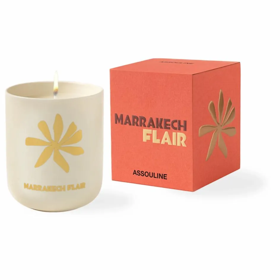 Sale Assouline Bougie en céramique Marrakech Flair | Orange