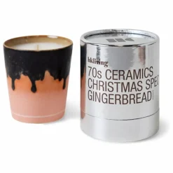 Homme HKliving Bougies, Senteurs|Bougies, Senteurs*Bougie en grès Gingerbread