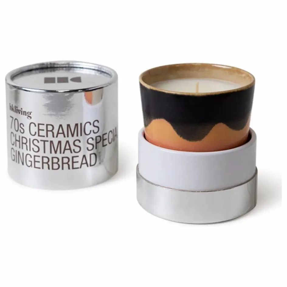 Homme HKliving Bougies, Senteurs|Bougies, Senteurs*Bougie en grès Gingerbread