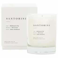 Discount Brooklyn Candle Studio Bougie Escapist Santorini - 370 g Blanc