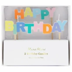 Sale Meri Meri Bougie Happy Birthday Multicolore