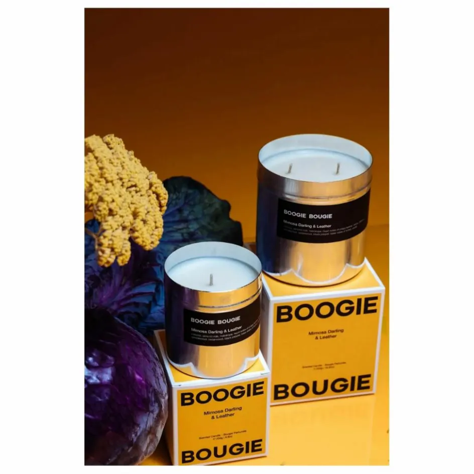 Boogie Bougie Bougie Mimosa Darling & Leather|Homme Bougies, Senteurs|Bougies, Senteurs
