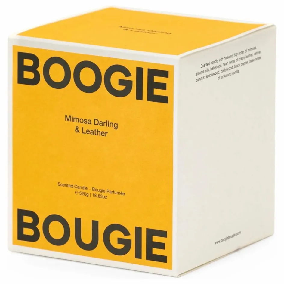 Boogie Bougie Bougie Mimosa Darling & Leather|Homme Bougies, Senteurs|Bougies, Senteurs