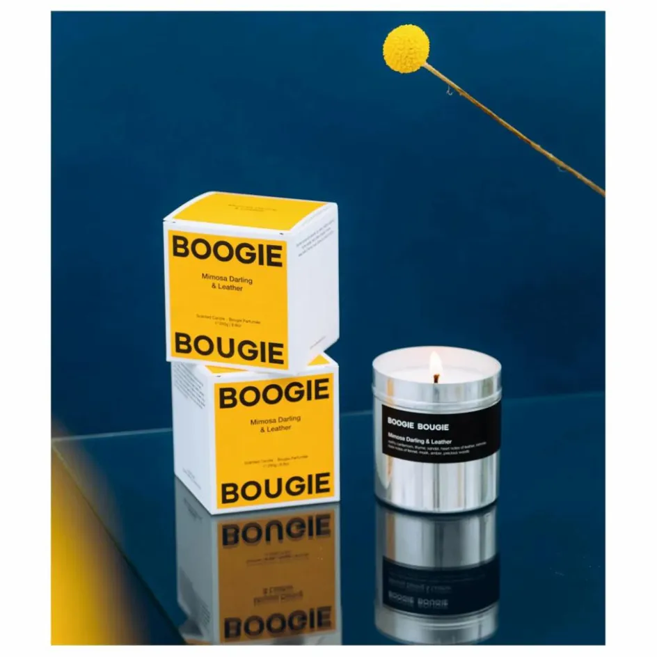 Homme Boogie Bougie Bougies, Senteurs|Bougies, Senteurs*Bougie Mimosa Darling & Leather - 250 g
