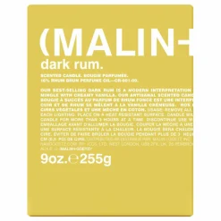 Homme Malin + Goetz Bougies, Senteurs|Bougies, Senteurs*Bougie parfumée au Rhum brun - 260 g