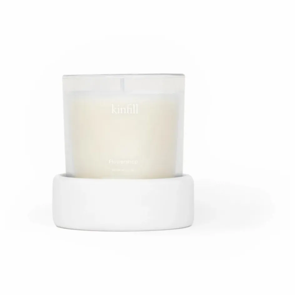Outlet Kinfill Bougie parfumée Flowershop | Blanc