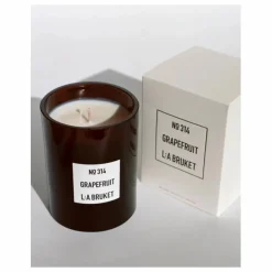 Hot L:A BRUKET Bougie parfumée Grapefruit - 260g | Non teinté