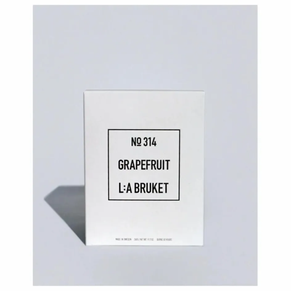 Hot L:A BRUKET Bougie parfumée Grapefruit - 260g | Non teinté