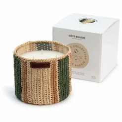 Sale Côté Bougie Bougie Raphia Maya - Menthe & Thé Non teinté