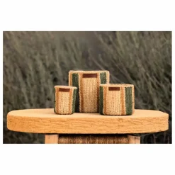 Sale Côté Bougie Bougie Raphia Maya - Menthe & Thé Non teinté