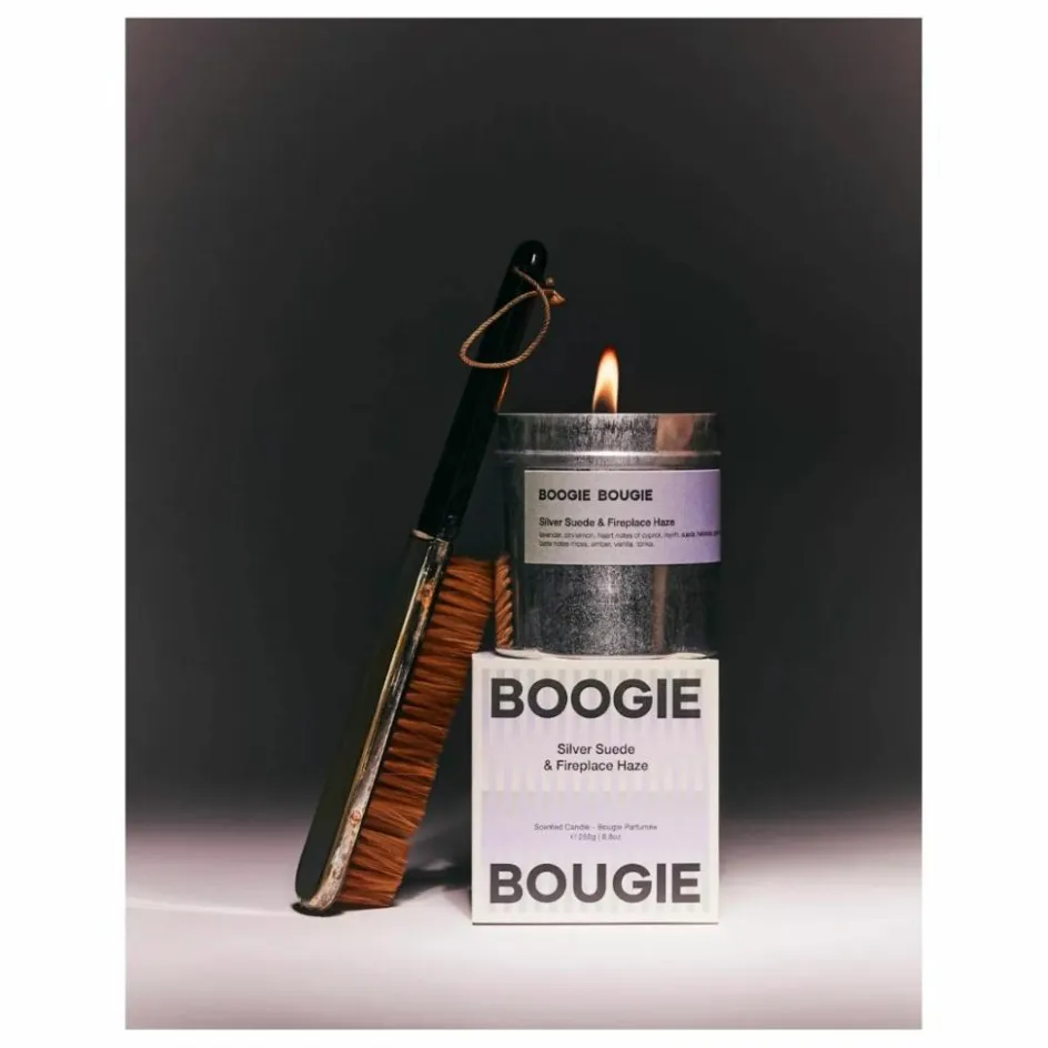 Homme Boogie Bougie Bougies, Senteurs|Bougies, Senteurs*Bougie Silver Suede & Fireplace Haze