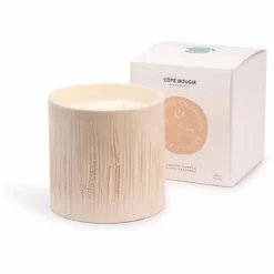 Clearance Côté Bougie Bougie Striée - Mon Bel Oranger Non teinté