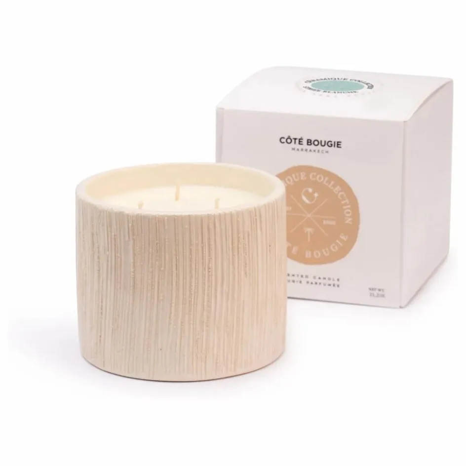 Côté Bougie Bougie Striée - Mon Bel Oranger|Homme Bougies, Senteurs|Bougies, Senteurs