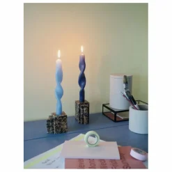 Broste Copenhagen Bougie torsadée Twist - Set de 2 || Bougies, Senteurs