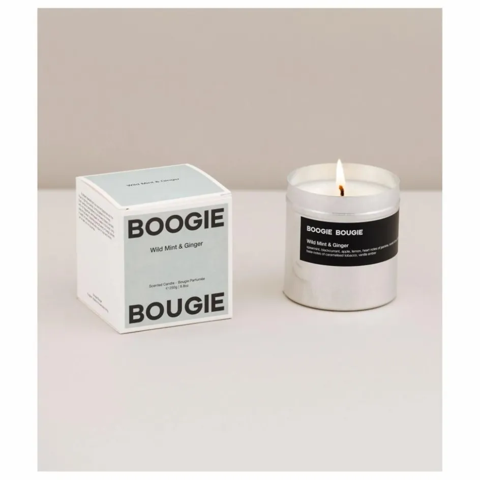 Boogie Bougie Bougie Wild Mint & Ginger|Homme Bougies, Senteurs|Bougies, Senteurs