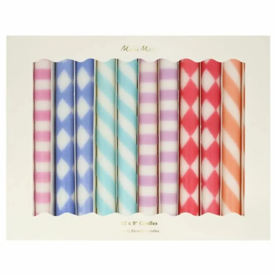Bougies à motifs - Set de 12 Homme Bougies, Senteurs|Bougies, Senteurs
