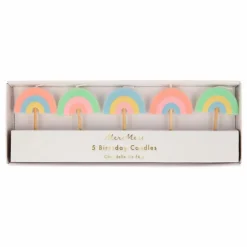 Best Meri Meri Bougies Arc-en-ciel - Set de 5 Multicolore