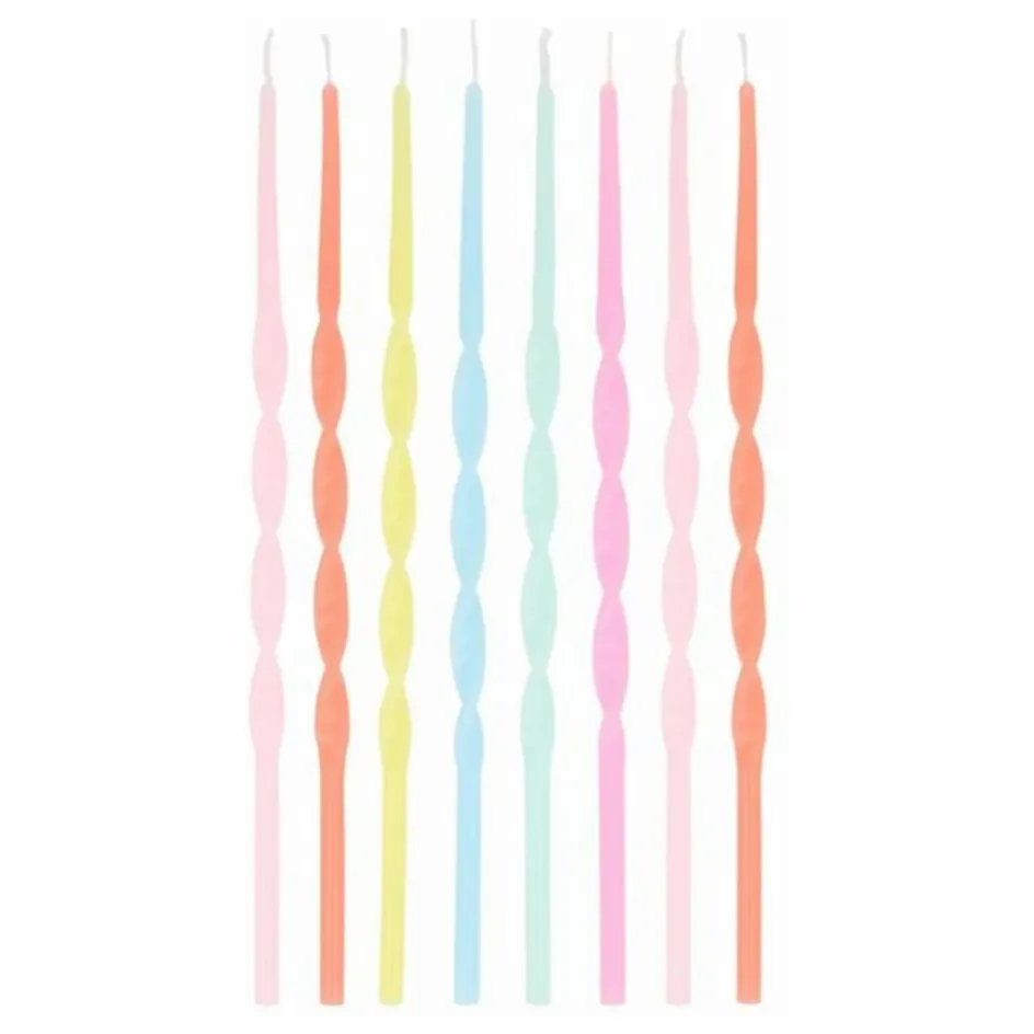 Clearance Meri Meri Bougies d'anniversaire - x Liberty - Set de 16 Multicolore