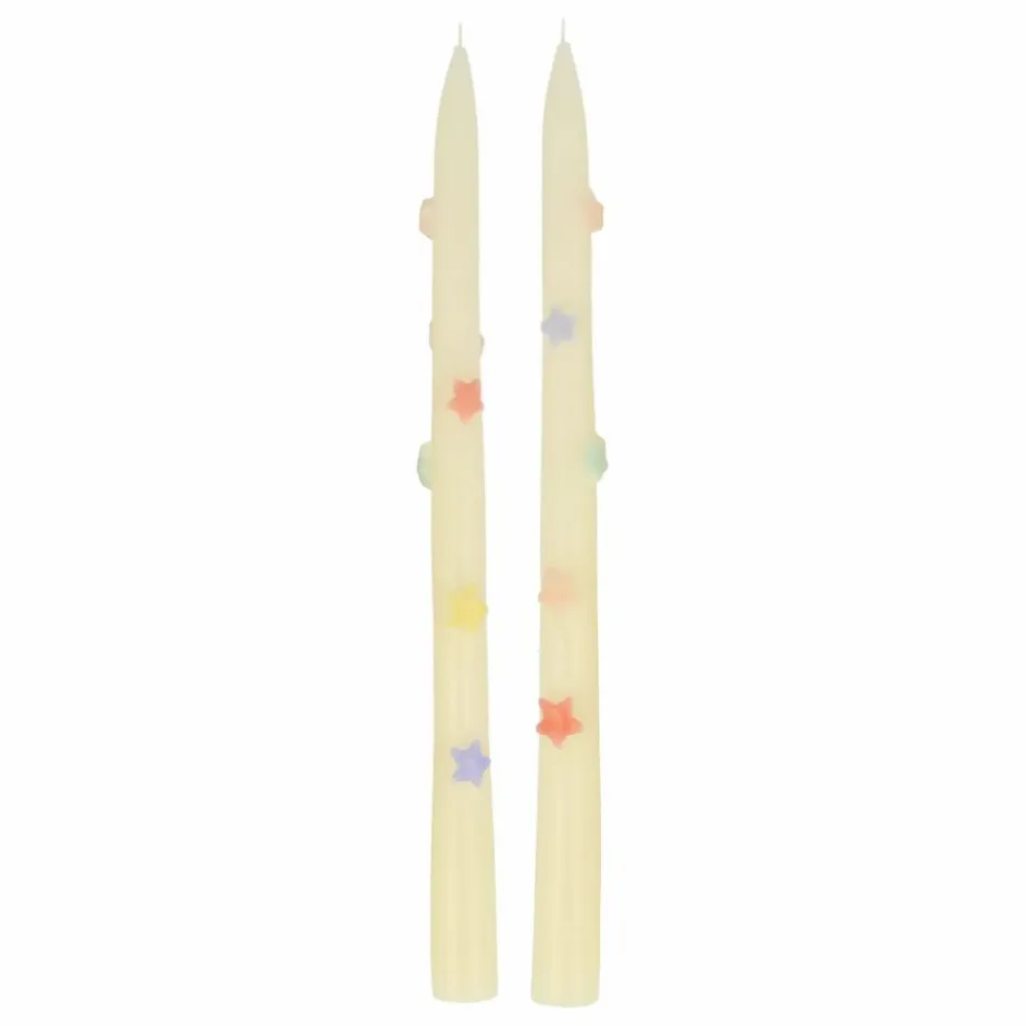 Meri Meri Bougies Etoiles - Set de 2|Homme Bougies, Senteurs|Bougies, Senteurs