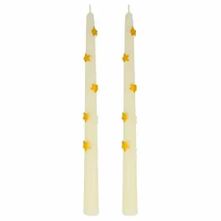 Bougies Etoiles - set de 2 Enfant Décoration De Fête